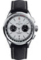 Breitling Premier B01 Chronograph Watch - 42mm Steel Case - Silver Dial - Anthracite Nubuck Strap - AB0118221G1X1
